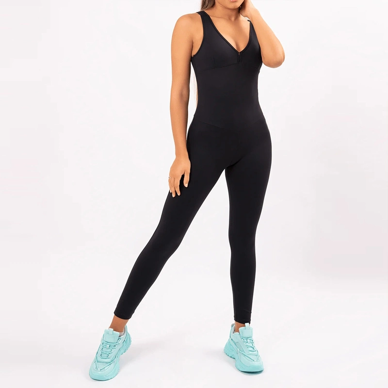 Factory Custom Fitness Yoga Jumpsuit Workout Training Women′s Bodysuit