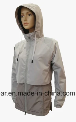 Jaqueta de chuva masculina moda impermeável ao ar livre com capuz