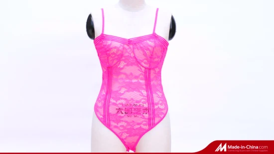 Body de renda Lingerie sem fio